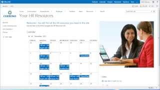 Como criar um calendário no SharePoint 2013 [upl. by Bowden]