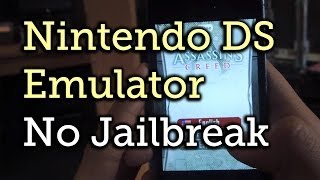 Download amp Play Nintendo DS Game ROMs on Your iPad or iPhone Without Jailbreaking HowTo [upl. by Scarface]