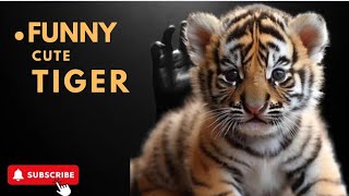 Funny Cute Baby Tiger Videos To Make You Smile  Tiger cubs Are Awesome [upl. by Elgna]