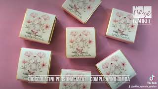 Cioccolatini personalizzati per compleanno bimba [upl. by Gina]