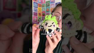 Heres how to crochet Beetlejuice to afterlife 💚🤍🖤 [upl. by Constantino]