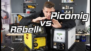 Vergleich Testbericht MIG MAG Schweißgerät EWM Picomig vs Esab Rebel [upl. by Adohr]