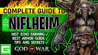 God of War Complete Guide to Niflheim  How to Get the Best Armor amp Fully Upgrade It  GOW 2018 [upl. by Benjamen57]