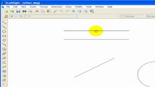 DraftSight  Offset Tutorial [upl. by Manoop]