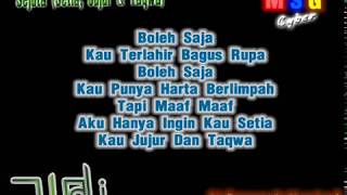 Wali Band  Sejuta Setia Jujur dan Taqwa  Lirik Lagu [upl. by Naira726]