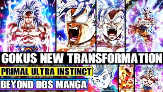 Beyond Dragon Ball Super Gokus NEW Transformation Primal Ultra Instinct Goku Is Born Against Budo [upl. by Lengel]