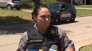 OCPD gives update after officer shot suspect dead amid barricade situation [upl. by Cameron]