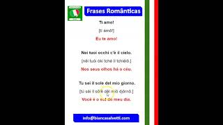 Frases Românticas em Italiano [upl. by Rednaeel]