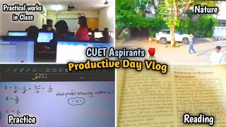 Productive Day Vlog  CUET Aspirants😍 [upl. by Adiaros]