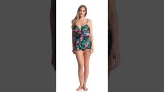 Miraclesuit Tahitian Temptress Marina Tankini Top  SwimOutletcom [upl. by Lledrev]