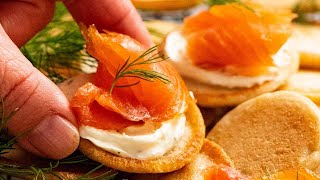 Blinis with smoked salmon [upl. by Moritz]