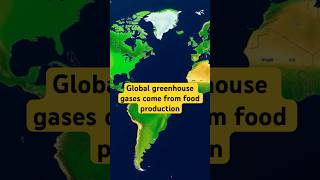 Global greenhouse gases come from food production FoodWaste ClimateCrisis sustainablefood [upl. by Jamie315]