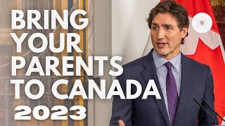 PARENTS AND GRANDPARENTS PROGRAM PGP 2023  IRCC  CANADA IMMIGRATION NEWS 2023 [upl. by Mirna]