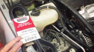 Belt Size Comparison ACDelco 7K763 vs Bando 7PK1920 Serpentine Drive Belt on Scion tC [upl. by Noiemad]