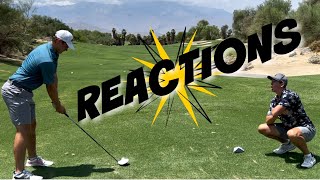 Golfers Reacting to MACH ONE [upl. by Ade524]