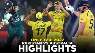 Full Highlights  Pakistan vs Australia  Only T20I 2022  PCB  MM2A  PAKvAUS  SportsCentral [upl. by Attwood]