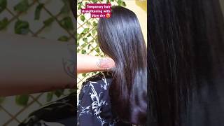 Temporary Hair Straightening paribeautyparlour blowdryhair [upl. by Aneloj]