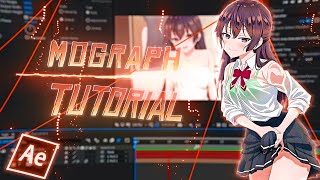 How to make MoGraph  After Effects Tutorial [upl. by Aihcila]