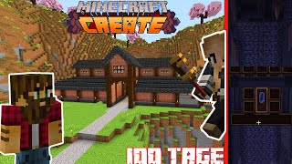 WIR bauen ein Lagerhaus mit Aufzug MINECRAFT CREATE MOD Deutsch 100 tage [upl. by Leanora]