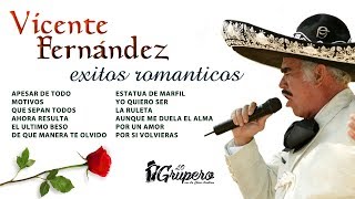 Vicente Fernandez  Exitos Romanticos quotAlbum Completoquot [upl. by Yzeerb]