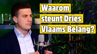 Waarom steunt Dries Vlaams Belang [upl. by Ellertnom]