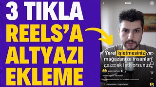 İnstagramda Altyazı Nasıl Eklenir  EN KOLAY YÖNTEM  Yapay Zeka ile Otomatik Altyazı Ekle [upl. by Anissa150]