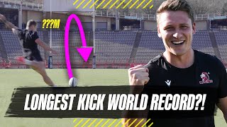 Can Tiaan Swanepoel break the Longest Kick Record [upl. by Montanez]