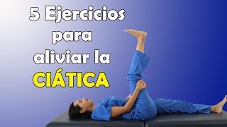 5 Ejercicios para ALIVIAR la CIÁTICA en CASA  Fisioterapia Querétaro  Mariana Quevedo [upl. by Aivatnuhs891]