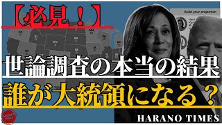 【必見】世論調査の本当の状況は何か？トランプとハリス、誰が大統領になるのか？各州の世論調査に基づいてまとめると、この結果になる！｜トランプ｜ハリス｜選挙｜ [upl. by Leiruh]