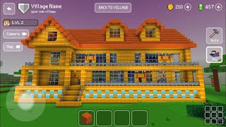 Block Craft 3D  Building Simulator Games For Free Gameplay325iOS amp AndroidLarge 3 Bedroom House [upl. by Annnora]