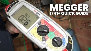 An idiots guide to Megger 1741 MFT [upl. by Gamin]