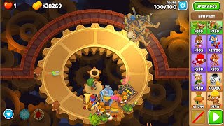 Geared CHIMPS  톱니바퀴 침스  BTD6 4 [upl. by Latsyrcal]