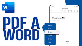 Cómo CONVERTIR PDF a Word en iPhone 2024 [upl. by Mona]