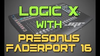 Personus Faderport 16 with Apple Logic X Tutorial Italiano [upl. by Eelik]