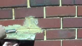 How to Repair Damaged Mortar Joints in Brick Wall [upl. by Gelya]