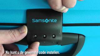 Instellen cijferslot Samsonite koffer [upl. by Bethany]