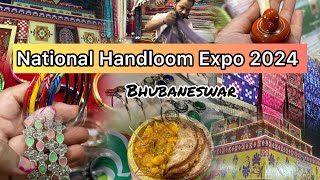 National Handloom expo 2024  Handloom mela in Bhubaneswar  Exhibition in Bhubaneswar 2024 [upl. by Harutak]