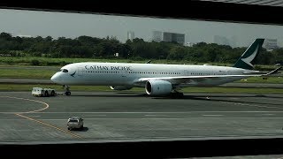 Flight Report 10  Cathay Pacific CX 900  Manila to Hong Kong  A350900  Economy Class [upl. by Aixela973]