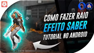 COMO FAZER RAIOBRILHO EM VOLTA DO PERSONAGEM  TUTORIAL ANDROID [upl. by Helmer824]