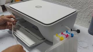 Cómo instalar Sistema Continuo a una impresora HP DeskJet 2775 Instalación del Sistema de Tinta hp [upl. by Furgeson]