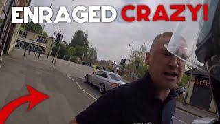 UNBELIEVABLE UK DASH CAMERAS  Old Lady Rage Audi Road Rage Cyclist Road Rage BUS VS CAR 92 [upl. by Ymac]