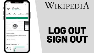 Wikipedia How To Log Out  Sign Out Wikipedia Account  2021 [upl. by Ho169]