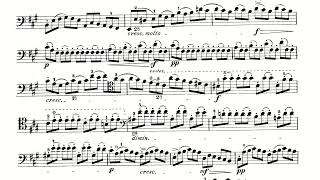 JeanLouis Duport Etude No 10 for Cello Score [upl. by Ytsirhk]