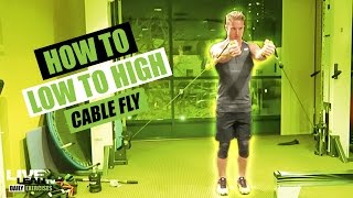 How To Low To High Cable Fly [upl. by Enytsuj980]