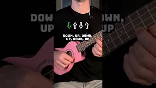 Ukulele Strumming Tutorial shorts ukulele strumming [upl. by Carlee700]