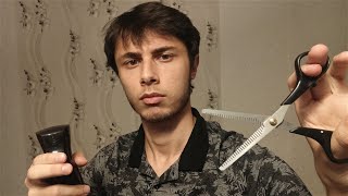 ASMR Rude And Professional Barber Does Your Haircut [upl. by Wilhelmina137]