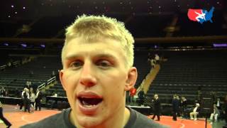 Kyle Dake of Cornell Outstanding Wrestler of Grapple At The Garden [upl. by Myrlene]