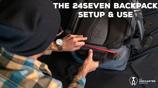 UNBOXING The 24Seven Backpack  From Uncharted Supply Company [upl. by Acirtal760]