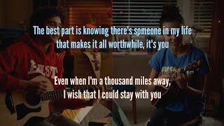 Even WhenThe Best Part Lyric Video  HSMTMTS S2  Olivia Rodrigo amp Joshua Bassett [upl. by Nate]