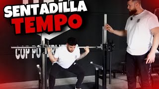 Todo sobre la SENTADILLA CON TEMPO  Powerlifting [upl. by Eytak]